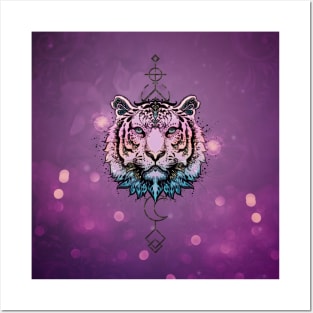 Wonderful Colorful Tiger Posters and Art